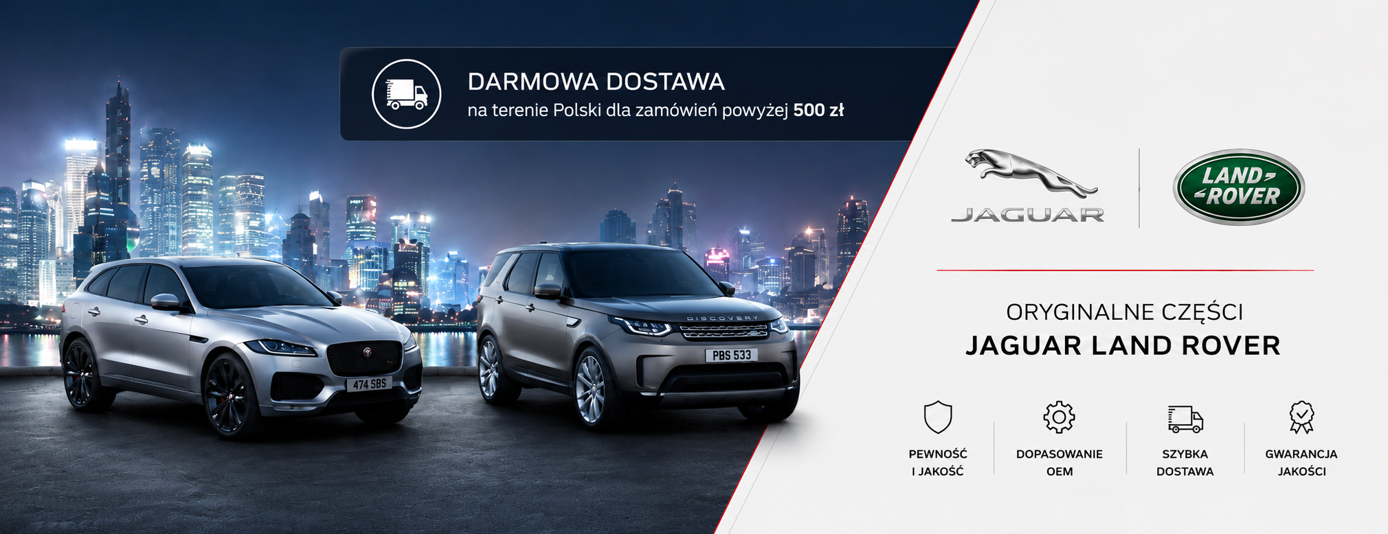 Jaguar Land Rover części